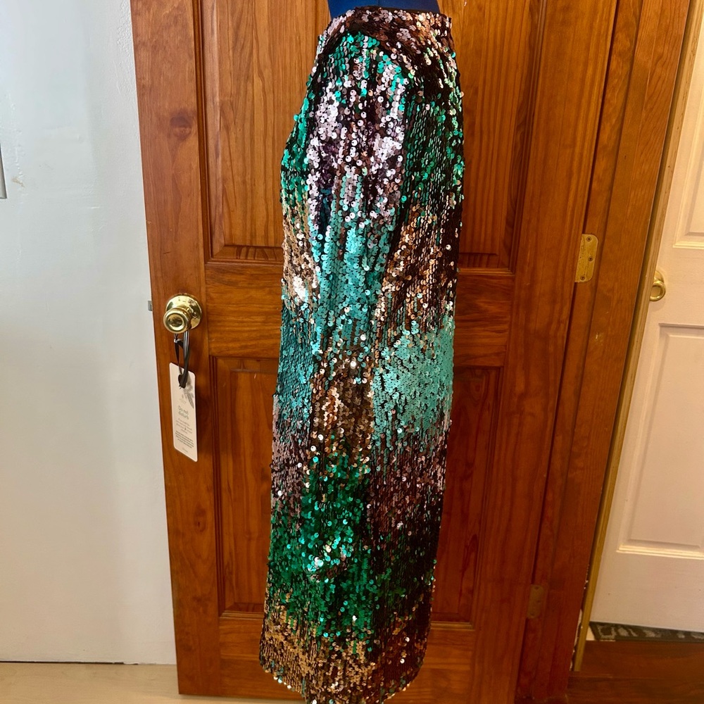 Dress , aqua colored dress! Bought in UK🇬🇧Beautiful for weddings, anytime events - Picture 5 of 5